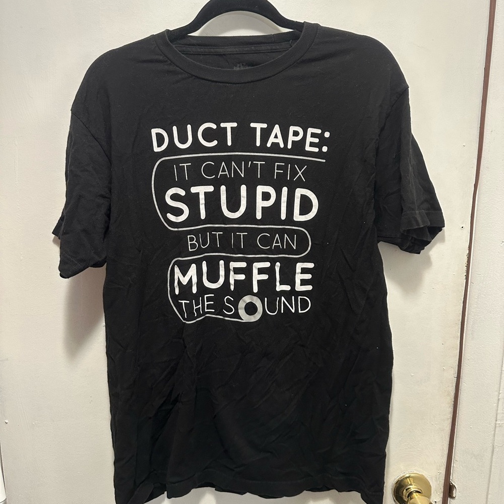 Arbor Black Short-Sleeve Graphic Tee with White Text